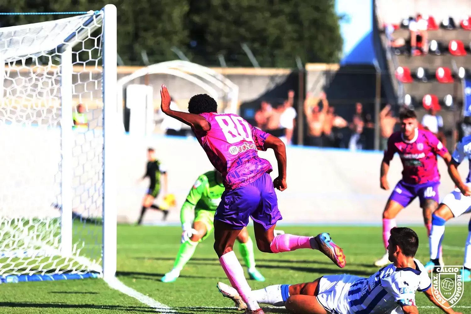 Reggiana Pescara 6-2: il gol di Girma